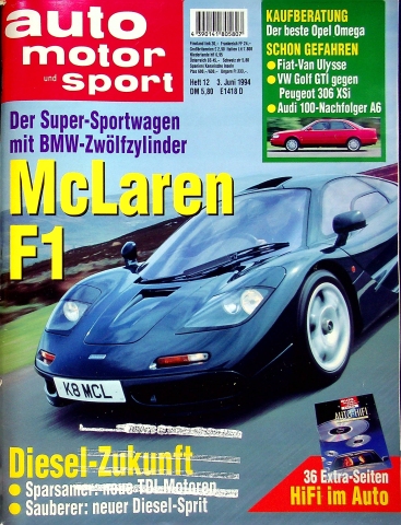 Deckblatt Auto Motor und Sport (12/1994)
